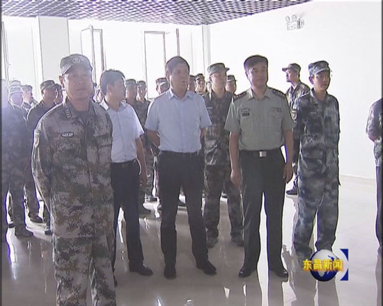董智奎一行來我區(qū)觀摩基層武裝部規(guī)范化建設工作