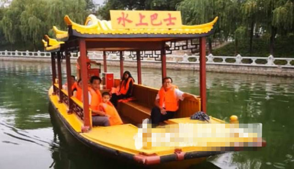 聊城水上公交試運營了 共設(shè)五個碼頭