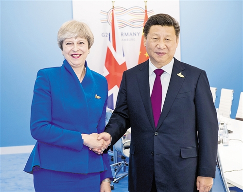 習(xí)近平應(yīng)約同英國首相特雷莎·梅通電話