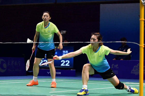 全運會駱贏/駱羽險勝賈一凡/陳清晨 奪女雙冠軍