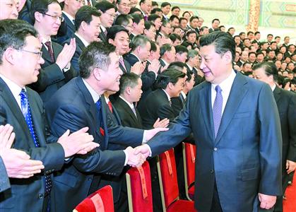 “人民有信仰，民族有希望，國(guó)家有力量。”  ——習(xí)近平