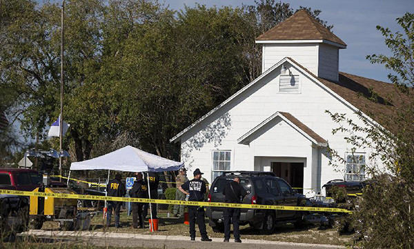 美國(guó)得州教堂槍擊事件造成至少27人死亡