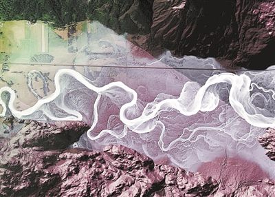 地理學家用雷達繪制地質圖猶如抽象畫