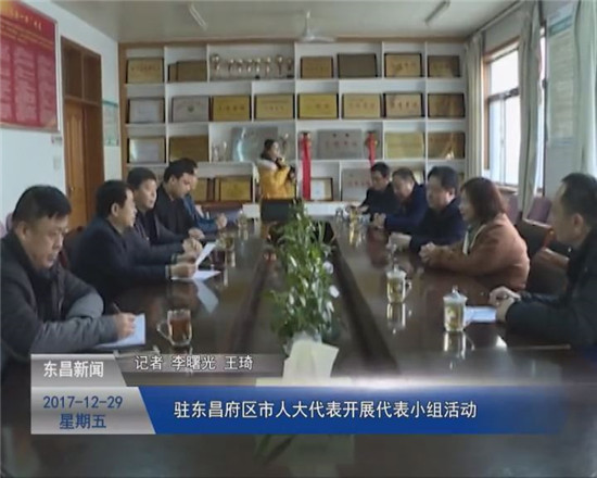 駐東昌府區(qū)市人大代表開展代表小組活動(dòng)