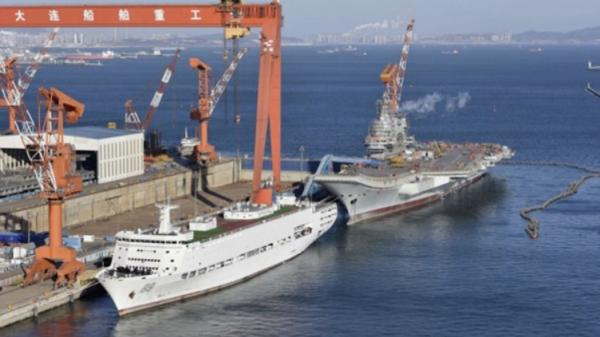 美媒：保障船已經(jīng)到位 中國002號航母即將海試