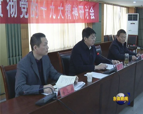全區(qū)深入貫徹黨的十九大精神研討會召開