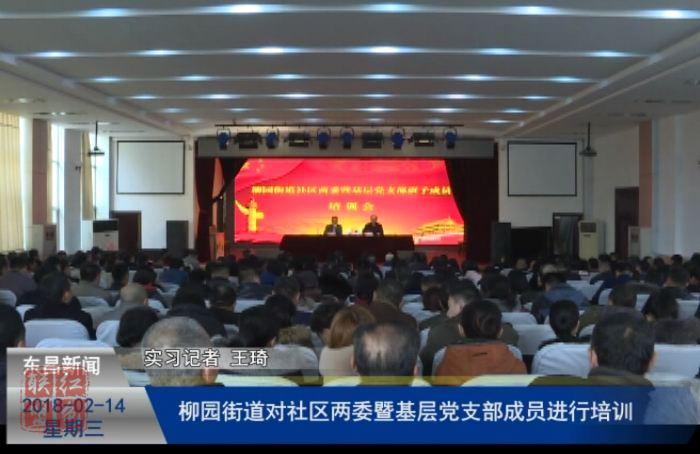 柳園街道對社區(qū)兩委暨基層黨支部成員進行培訓(xùn)