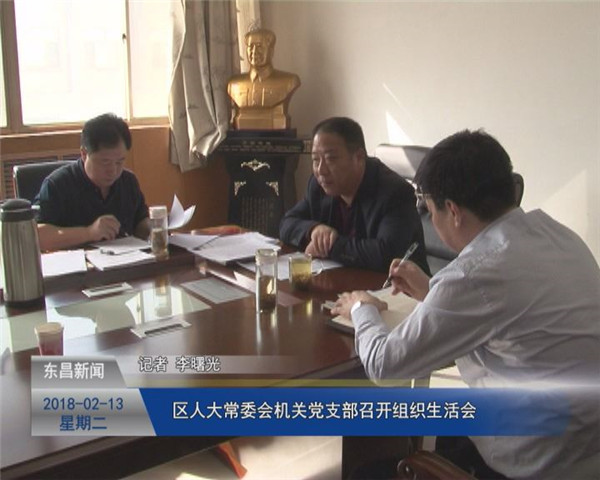 區(qū)人大常委會機關(guān)黨支部召開組織生活會