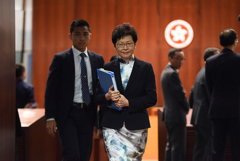 林鄭月娥：香港不能吃老本 “母語”爭議是無風起浪