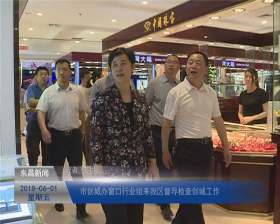 市創(chuàng)城辦窗口行業(yè)組來(lái)我區(qū)督導(dǎo)檢查創(chuàng)城工作