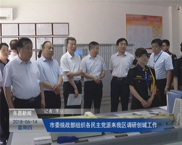 市委統(tǒng)戰(zhàn)部組織各民主黨派來(lái)我區(qū)調(diào)研創(chuàng)城工作