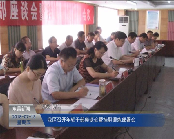 我區(qū)召開年輕干部座談會暨掛職鍛煉部署會