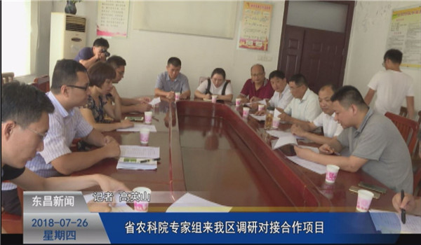 省農(nóng)科院專家組來我區(qū)調(diào)研對接合作項目