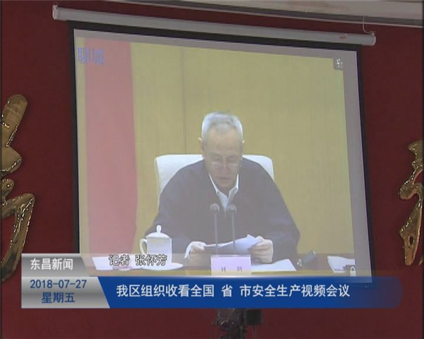 我區(qū)組織收看全國、省、市安全生產(chǎn)視頻會議