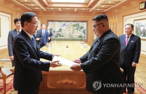 金正恩會見韓總統(tǒng)特使團 重申朝鮮半島無核化意志