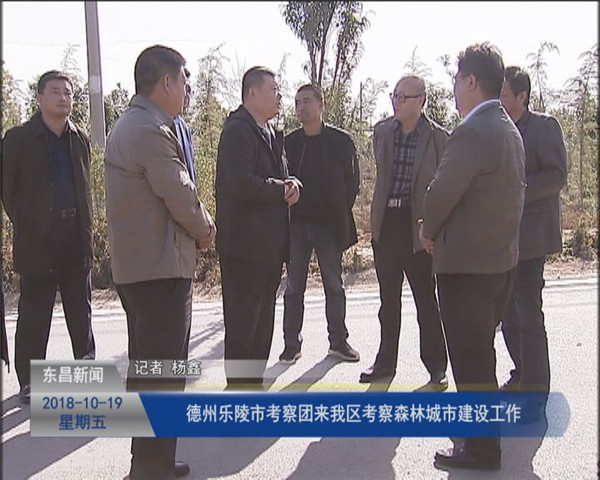 德州樂(lè)陵市考察團(tuán)來(lái)我區(qū)考察森林城市建設(shè)工作