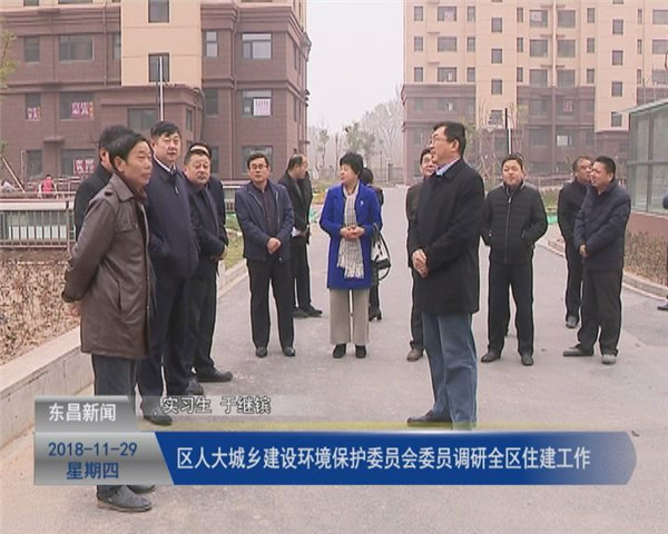 區(qū)人大城鄉(xiāng)建設(shè)環(huán)境保護委員會委員調(diào)研全區(qū)住建工作