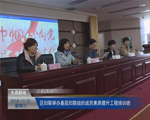 全區(qū)基層婦聯(lián)組織成員素質(zhì)提升工程培訓(xùn)班開班