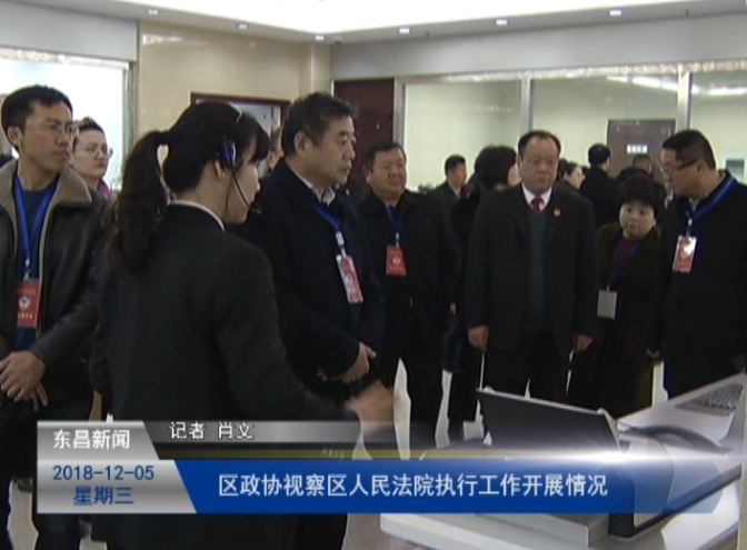 區(qū)政協(xié)視察區(qū)人民法院執(zhí)行工作開展情況