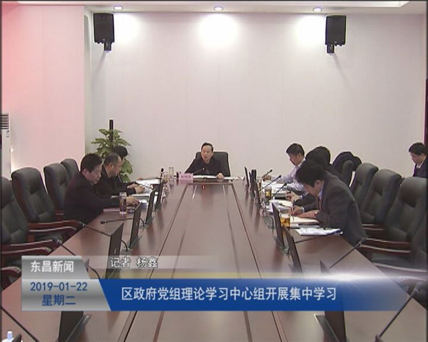 區(qū)政府黨組理論學習中心組開展集中學習