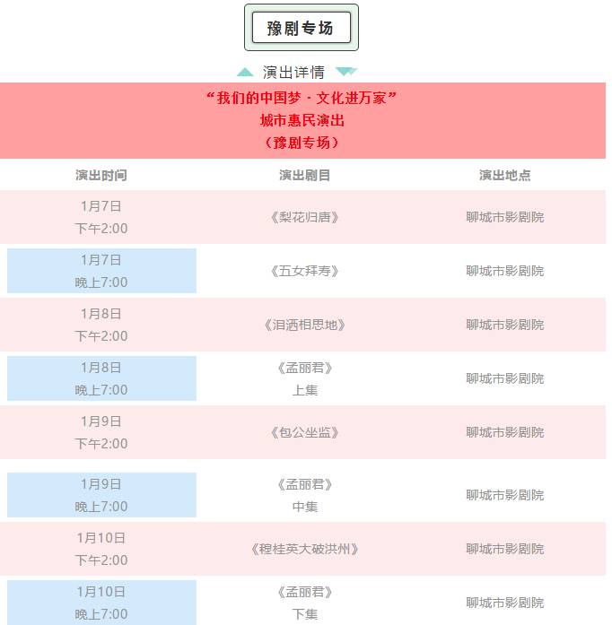聊城：4天6出大戲！戲迷朋友期待的豫劇專場(chǎng)演出來(lái)啦