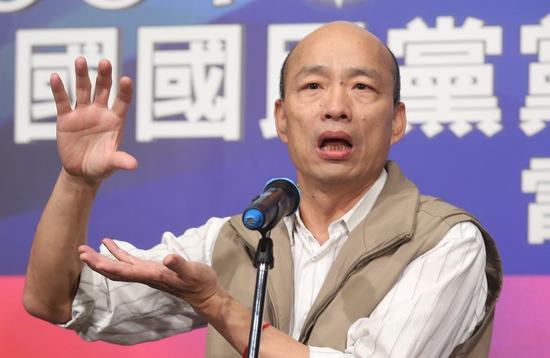 面對各界頻頻點(diǎn)名參選2020 韓國瑜首度松口