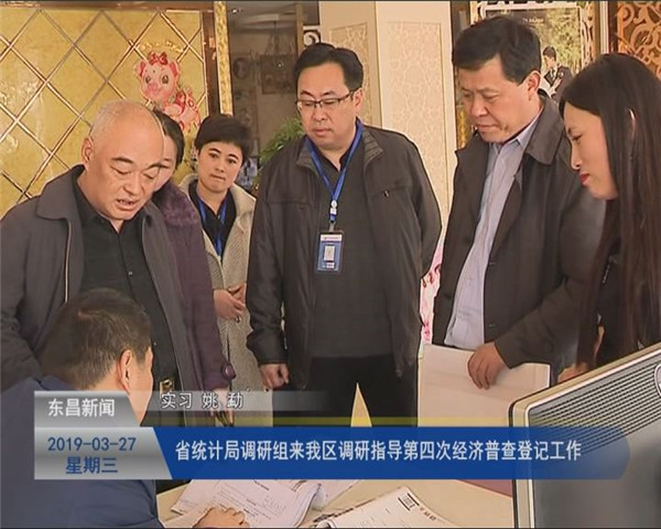 省統(tǒng)計局調(diào)研組來我區(qū)調(diào)研指導第四次經(jīng)濟普查登記工作