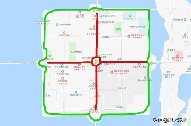 重磅！聊城古城四大街限行，并非古城限行！