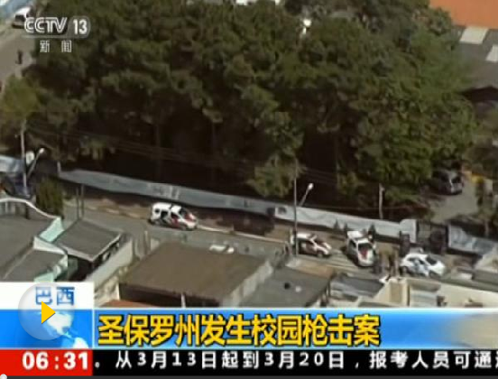 巴西圣保羅州一公立學(xué)校發(fā)生槍擊案 已致10死23傷