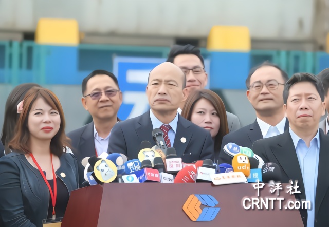 韓國(guó)瑜廈門(mén)遙望金門(mén)：“和平”無(wú)可取代