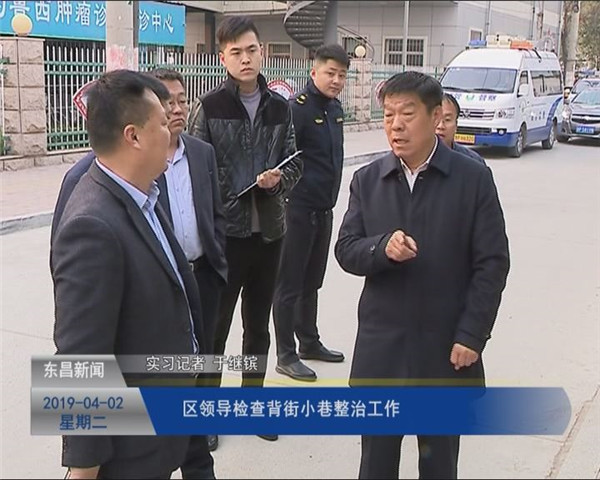 區(qū)領(lǐng)導檢查背街小巷整治工作