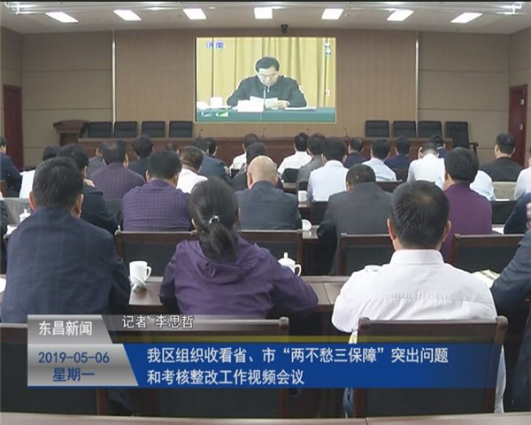 我區(qū)組織收看省、市“兩不愁三保障”突出問題和考核整改工作視頻會議