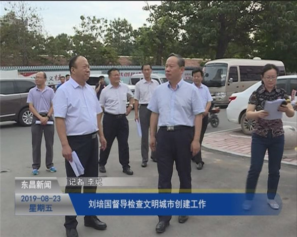 劉培國督導(dǎo)檢查文明城市創(chuàng)建工作