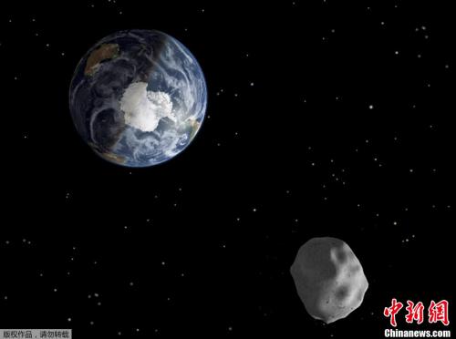 圖為NASA發(fā)布的拍攝于2013年2月15日阿根廷境內(nèi)的小行星掠過(guò)地球的圖像。