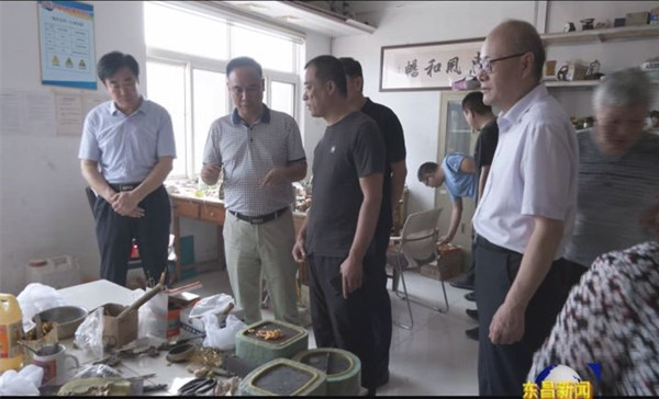 江西省吉安市政協考察組來我區(qū)考察
