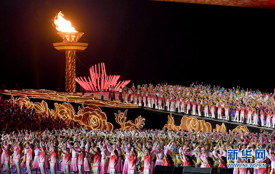 （民族運(yùn)動會）（100）全國少數(shù)民族傳統(tǒng)體育運(yùn)動會開幕式舉行