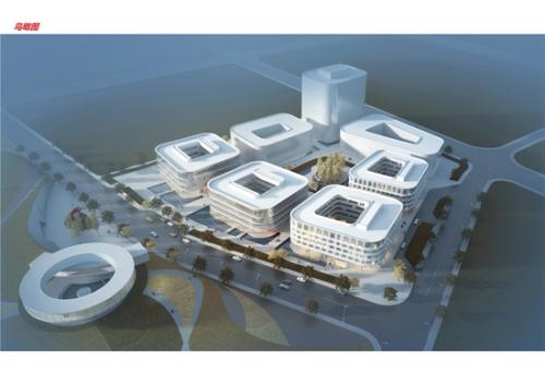 示范區(qū)展館及辦公建筑效果圖 示范區(qū)展館及辦公建筑效果圖