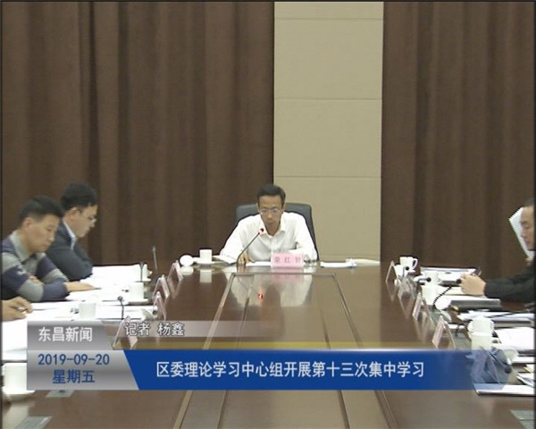 區(qū)委理論學(xué)習(xí)中心組開展第十三次集中學(xué)習(xí)