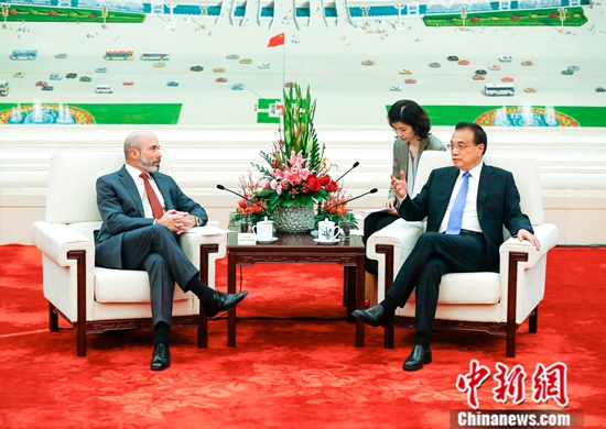 李克強(qiáng)會見美中貿(mào)易全國委員會訪華代表團(tuán)
