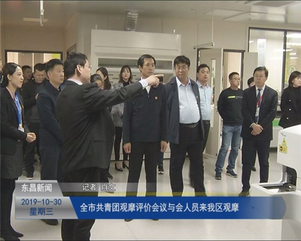 全市共青團觀摩評價會議與會人員來我區(qū)觀摩