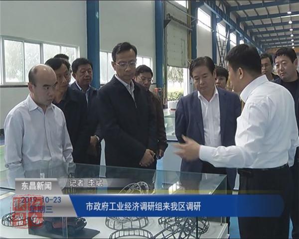 市政府工業(yè)經(jīng)濟(jì)調(diào)研組來(lái)我區(qū)調(diào)研