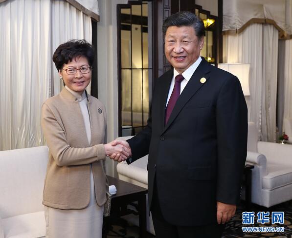 林鄭月娥：感謝中央出臺一系列惠及香港社會不同階層市民的政策措施