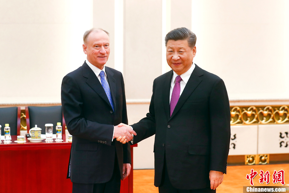 習(xí)近平會(huì)見俄羅斯聯(lián)邦安全會(huì)議秘書帕特魯舍夫