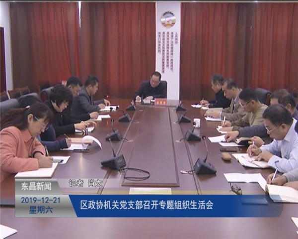 區(qū)政協(xié)機關(guān)黨支部召開專題組織生活會
