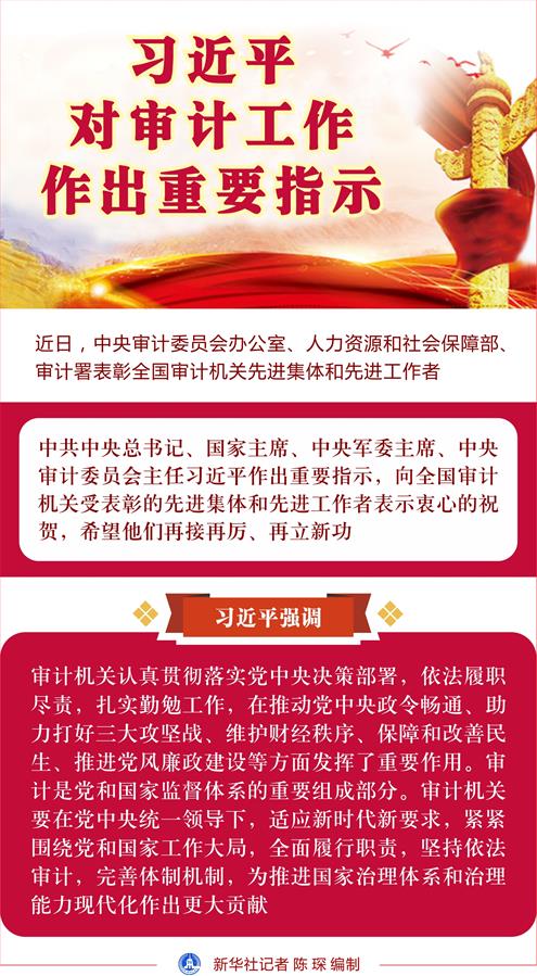 習(xí)近平對(duì)審計(jì)工作作出重要指示
