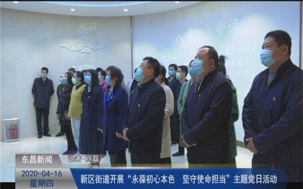 新區(qū)街道開展“永葆初心本色       堅守使命擔(dān)當(dāng)”主題黨日活動