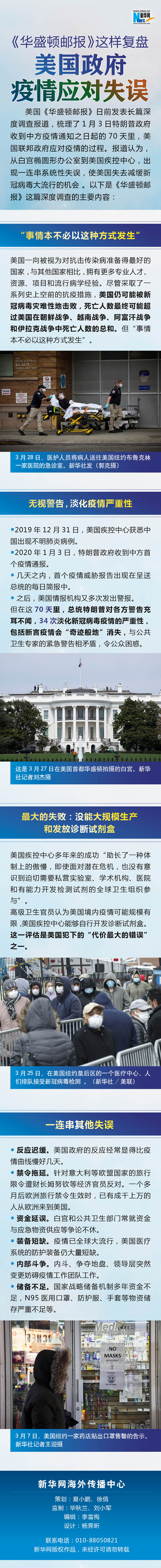 《華盛頓郵報(bào)》復(fù)盤美國政府應(yīng)對失誤
