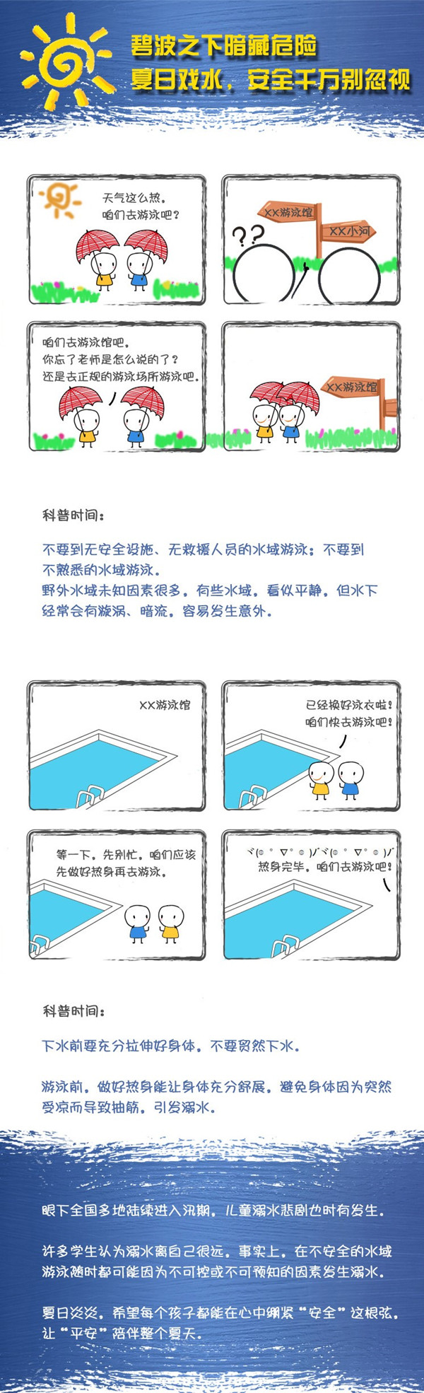 碧波之下暗藏危險 夏日戲水，安全千萬別忽視