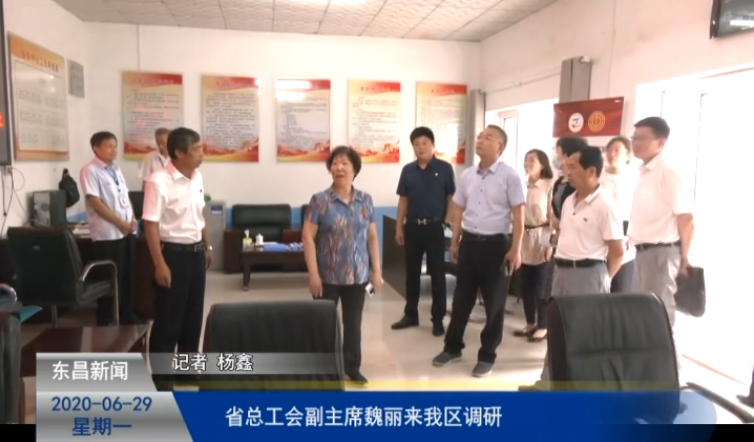 省總工會(huì)副主席魏麗來(lái)我區(qū)調(diào)研