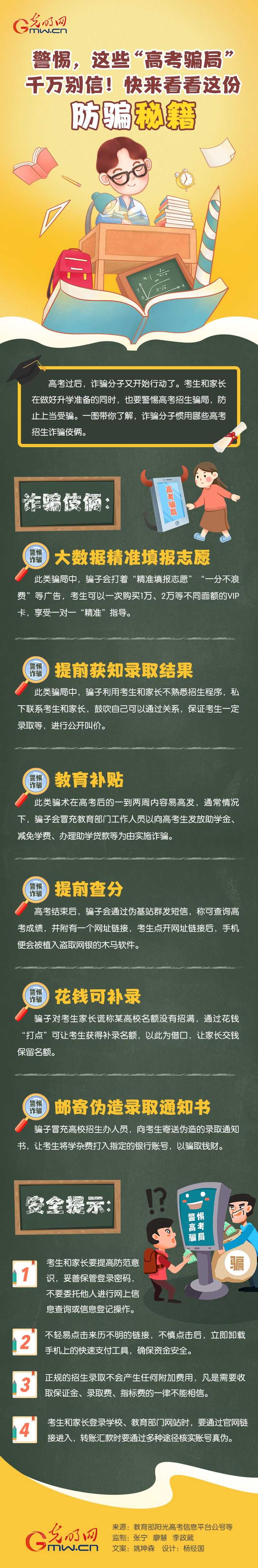 這些“高考騙局”千萬(wàn)別信！快來(lái)看看這份防騙秘籍